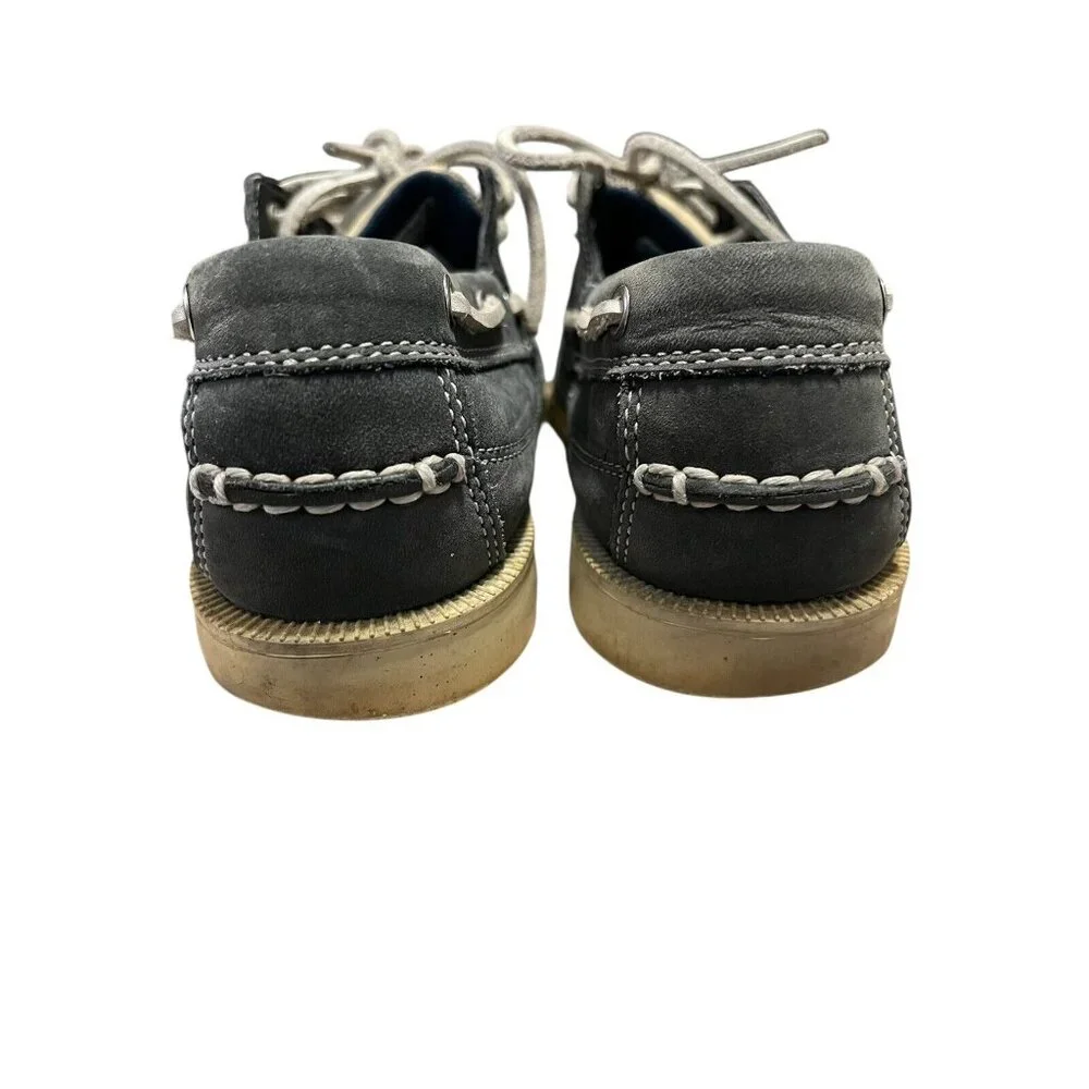 Timberland Earthkeepers Dark Gray Leather Moccasin Deck Shoes Size‎ 7.5 M